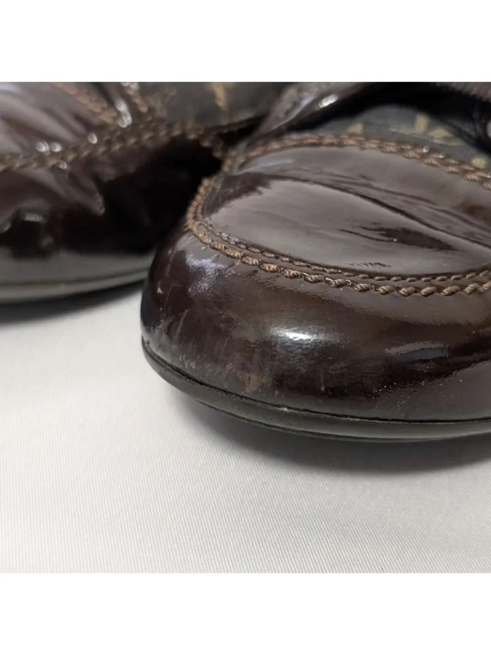 Louis Vuitton Sneakers Monogram Mini Canvas Patent - Picture 7 of 10